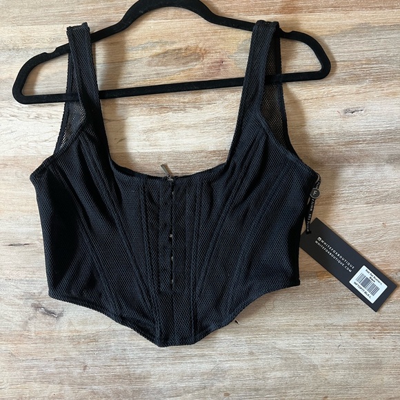 White Fox Boutique Bad Gal Bustier - Black - Picture 4 of 4